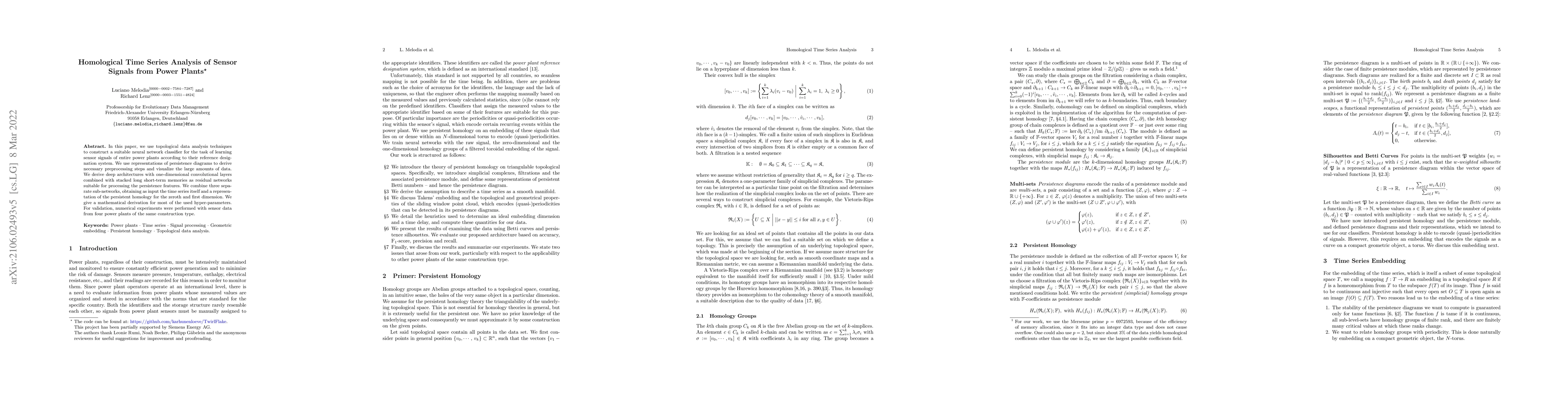Thumbnail for Homological Time Series Analysis of Sensor Signals from Power Plants