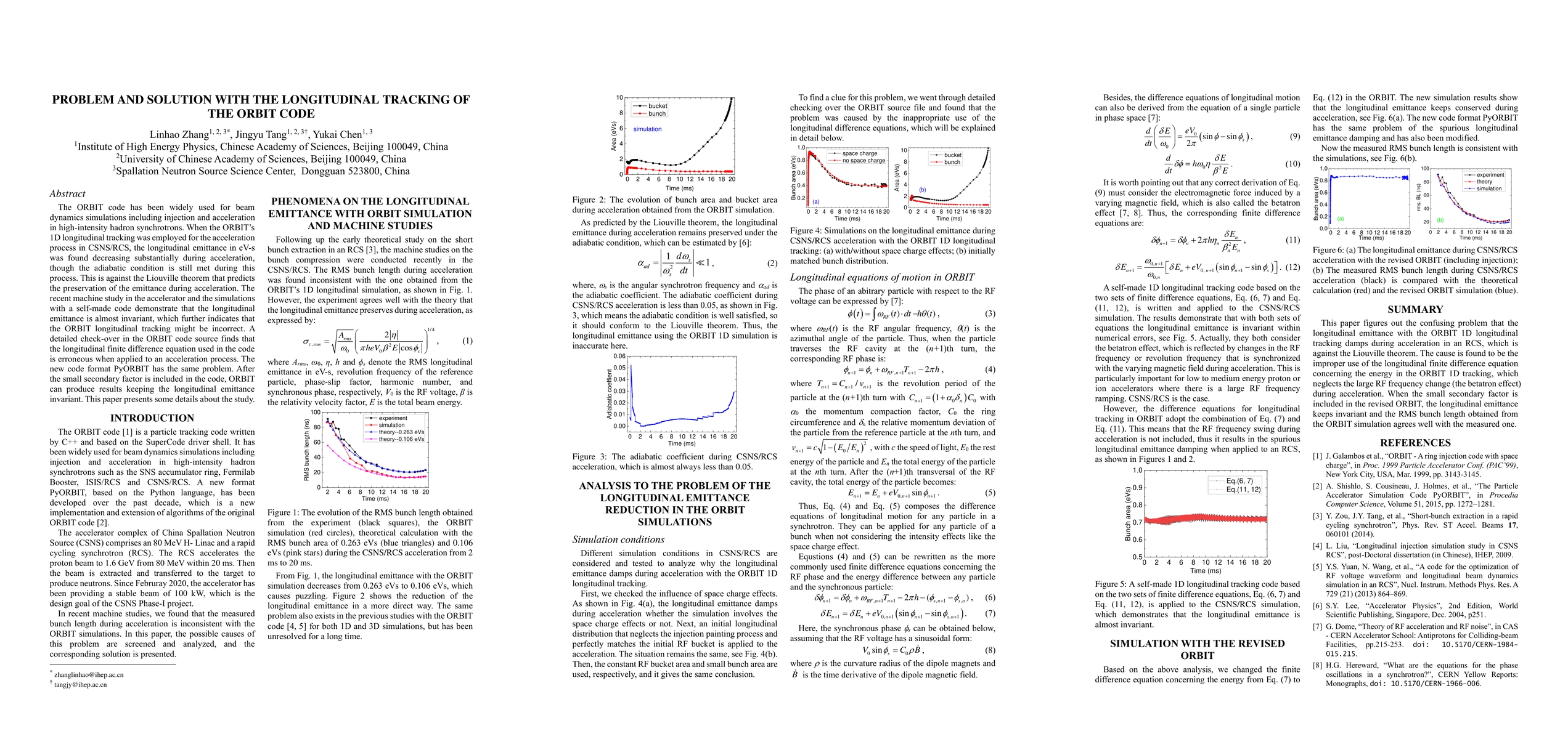 Thumbnail for Problem and solution with the longitudinal tracking of the ORBIT code