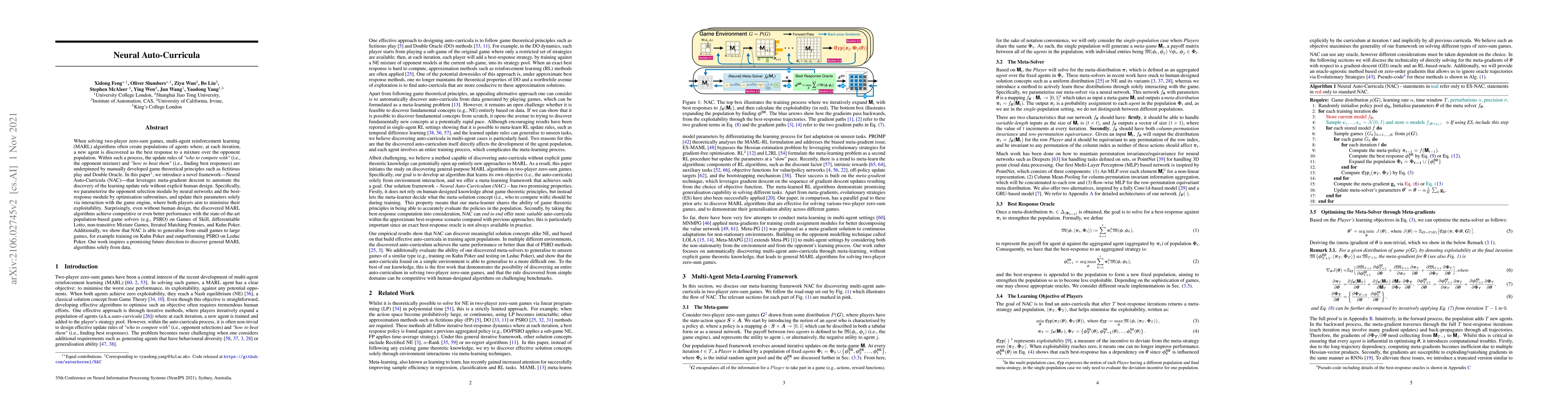 Thumbnail for Neural Auto-Curricula