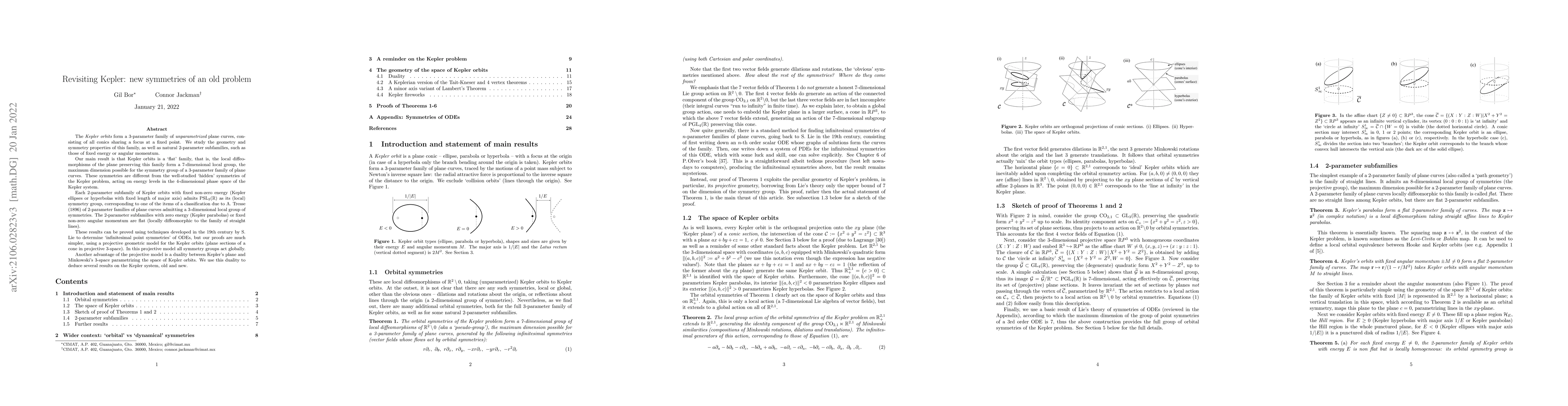 Thumbnail for Revisiting Kepler: new symmetries of an old problem