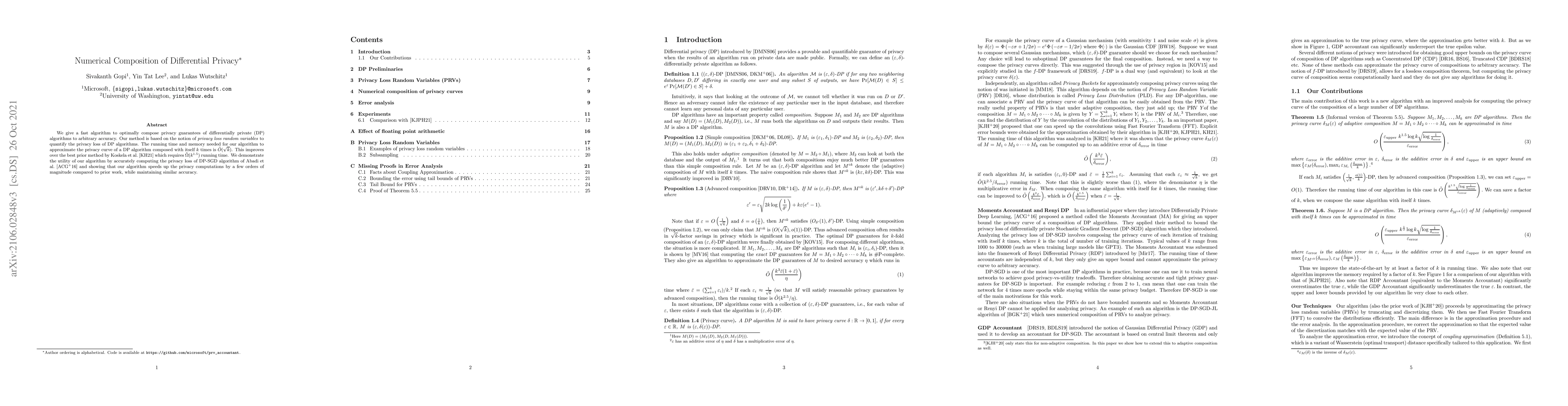 Thumbnail for Numerical Composition of Differential Privacy