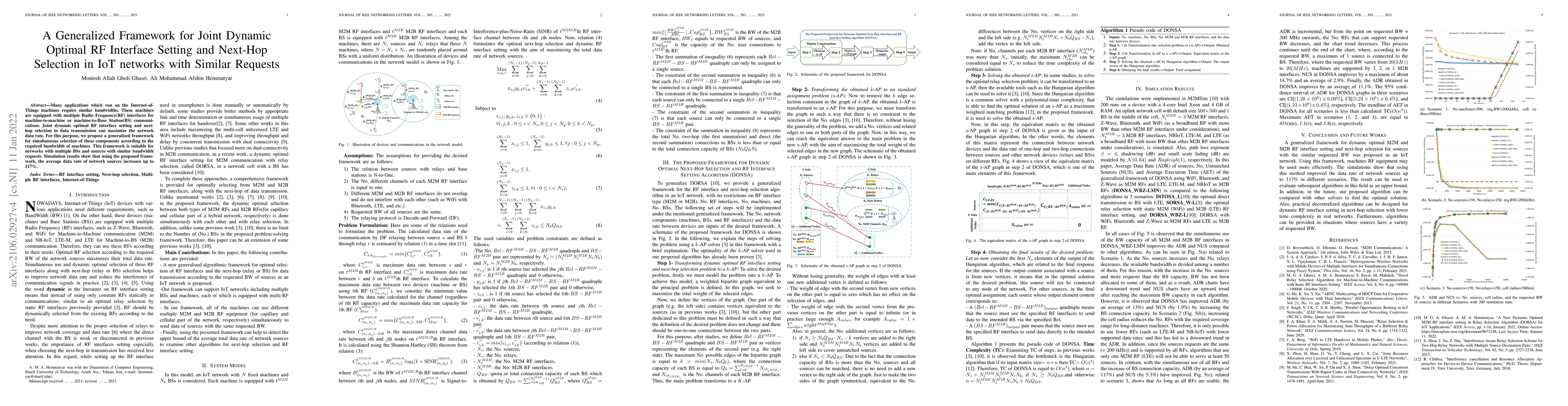 Thumbnail for A Generalized Framework for Joint Dynamic Optimal RF Interface Setting
  and Next-Hop Selection in IoT networks with Similar Requests
