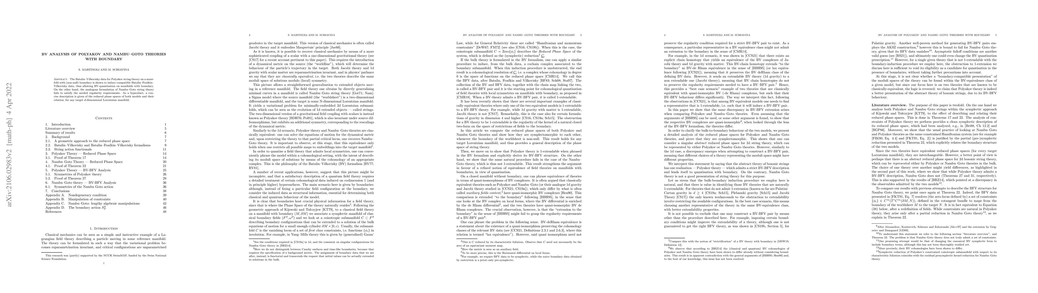 Thumbnail for BV analysis of Polyakov and Nambu-Goto theories with boundary