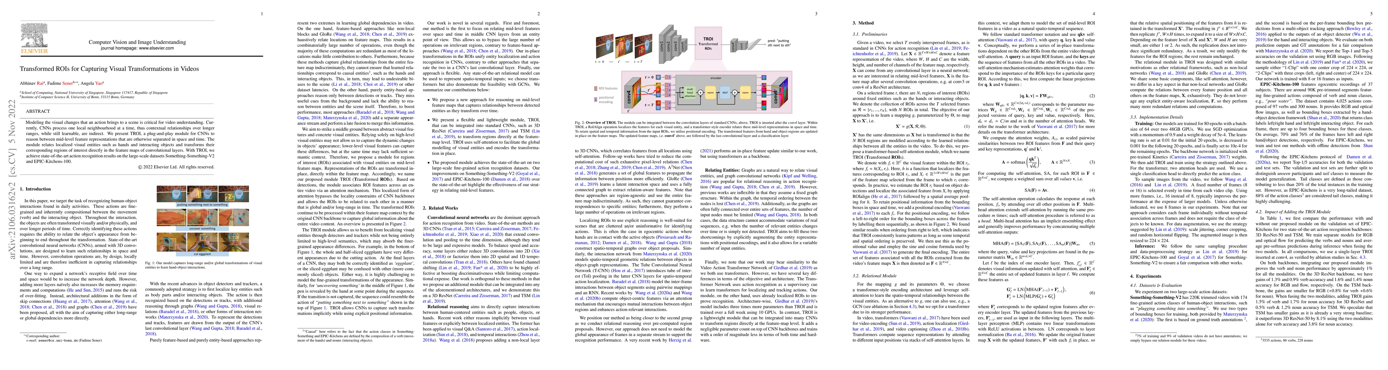 Thumbnail for Transformed ROIs for Capturing Visual Transformations in Videos