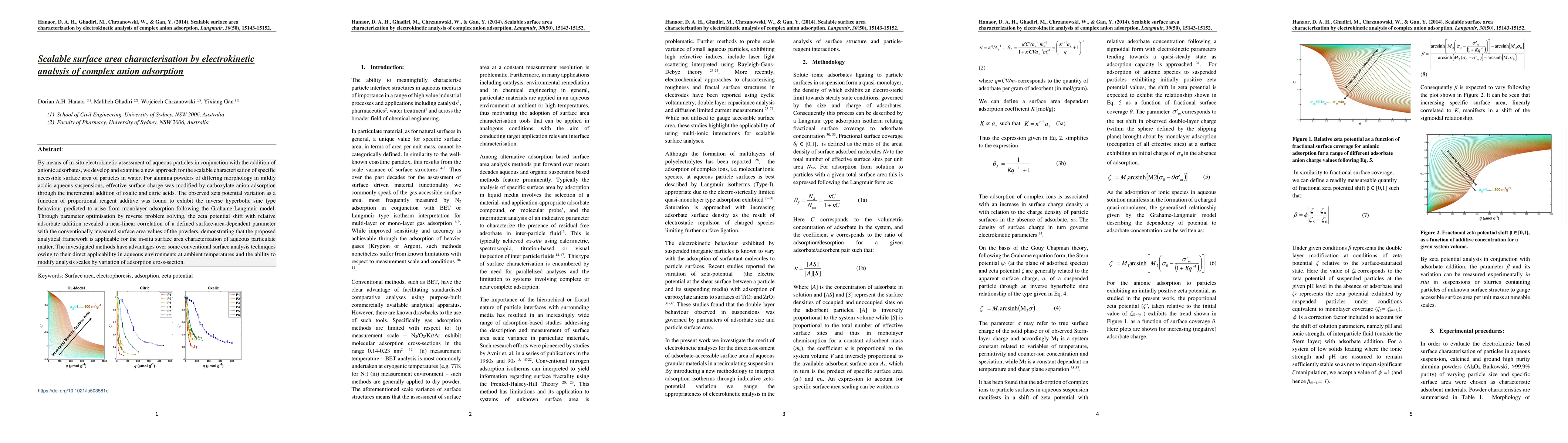 Thumbnail for Scalable Surface Area Characterization by Electrokinetic Analysis of
  Complex Anion Adsorption