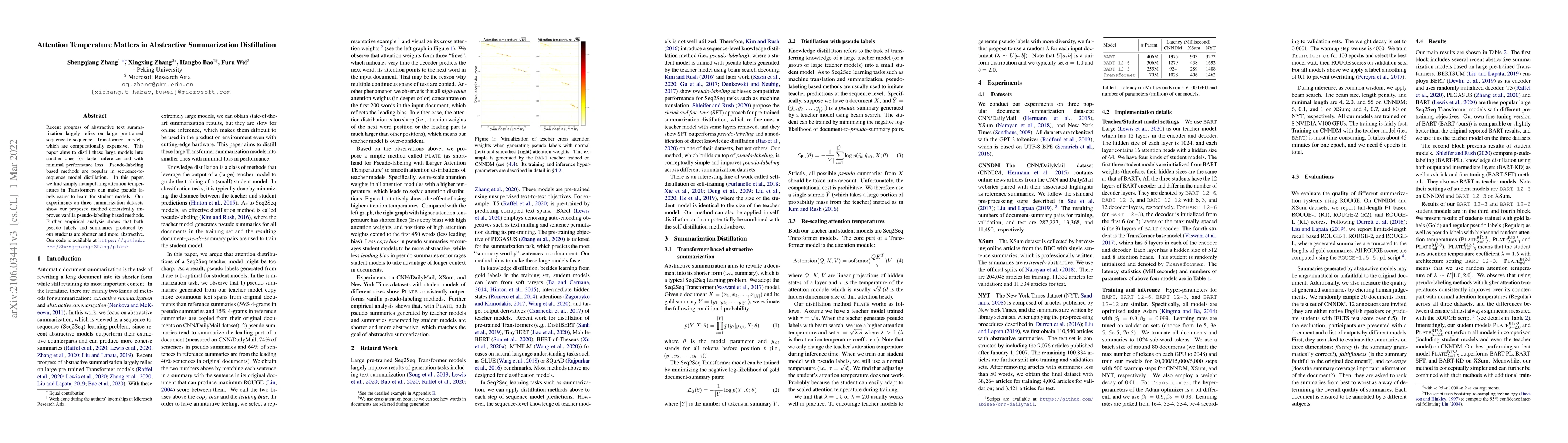 Thumbnail for Attention Temperature Matters in Abstractive Summarization Distillation