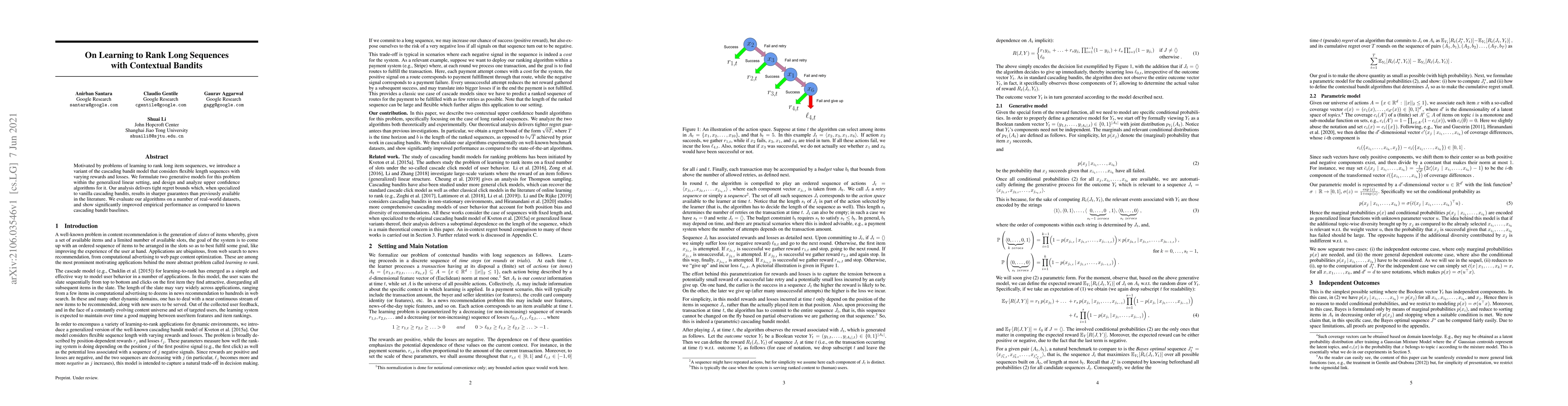 Thumbnail for On Learning to Rank Long Sequences with Contextual Bandits