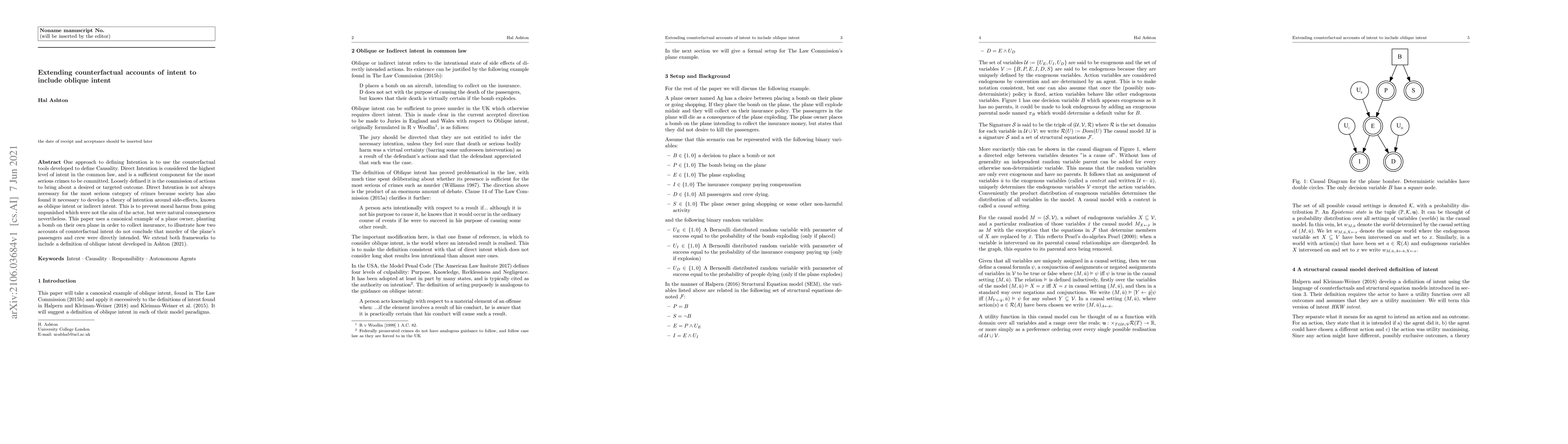 Thumbnail for Extending counterfactual accounts of intent to include oblique intent