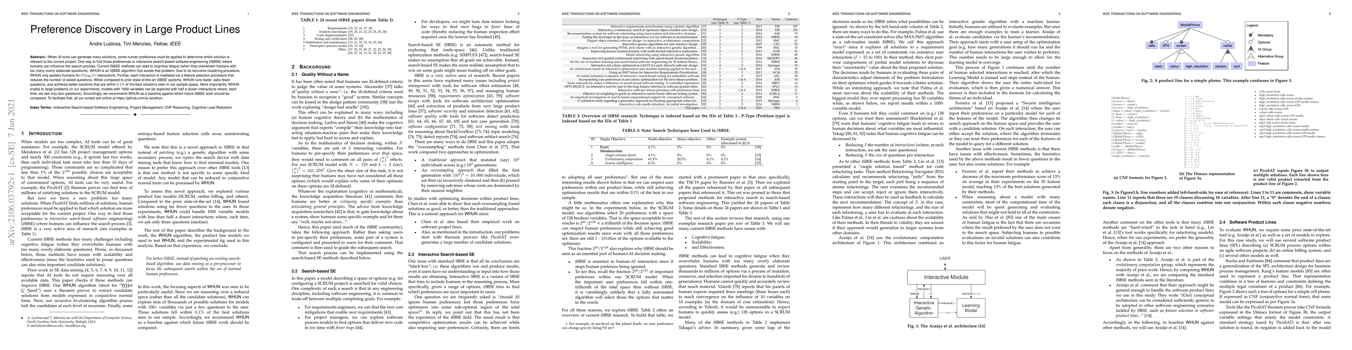 Thumbnail for Preference Discovery in Large Product Lines