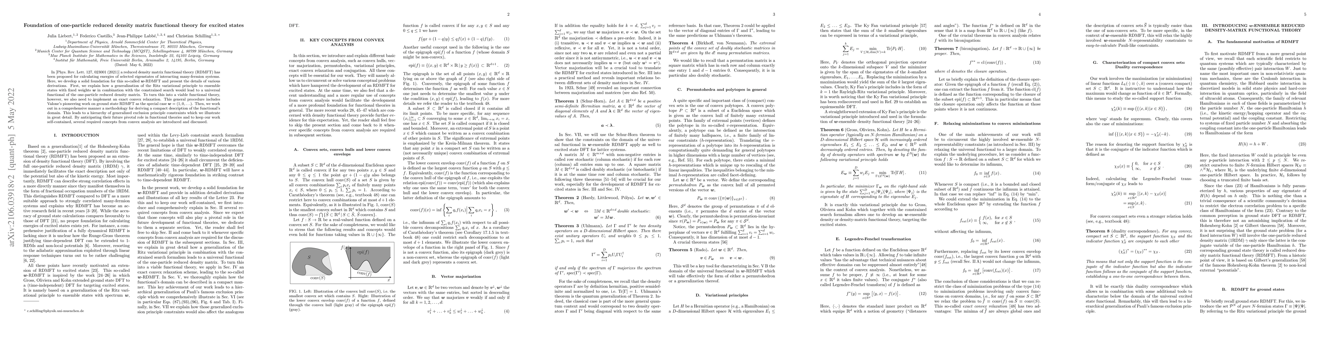 Thumbnail for Foundation of one-particle reduced density matrix functional theory for
  excited states