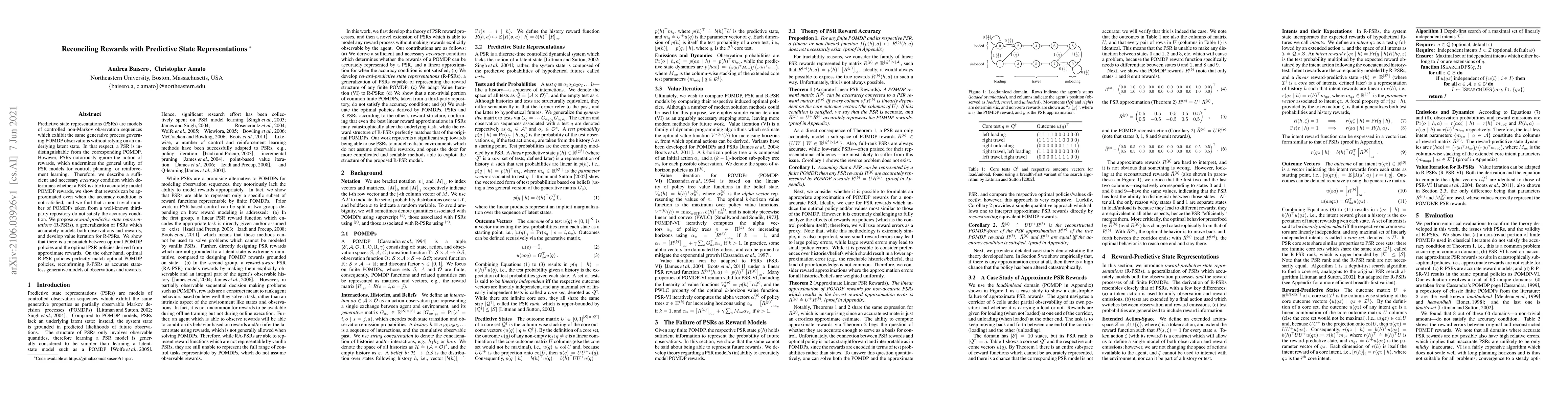 Thumbnail for Reconciling Rewards with Predictive State Representations