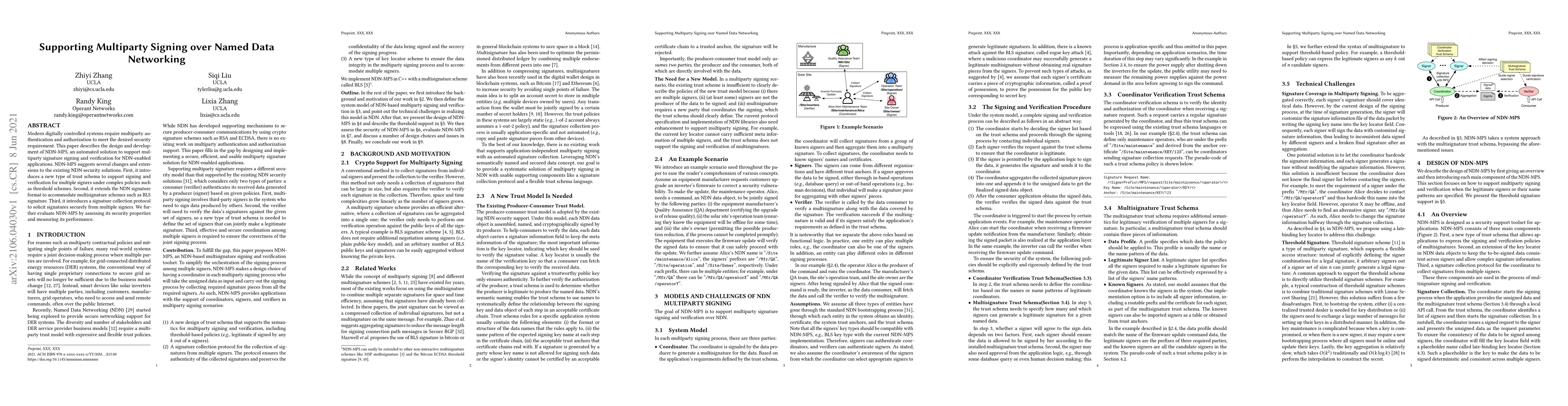 Thumbnail for Supporting Multiparty Signing over Named Data Networking