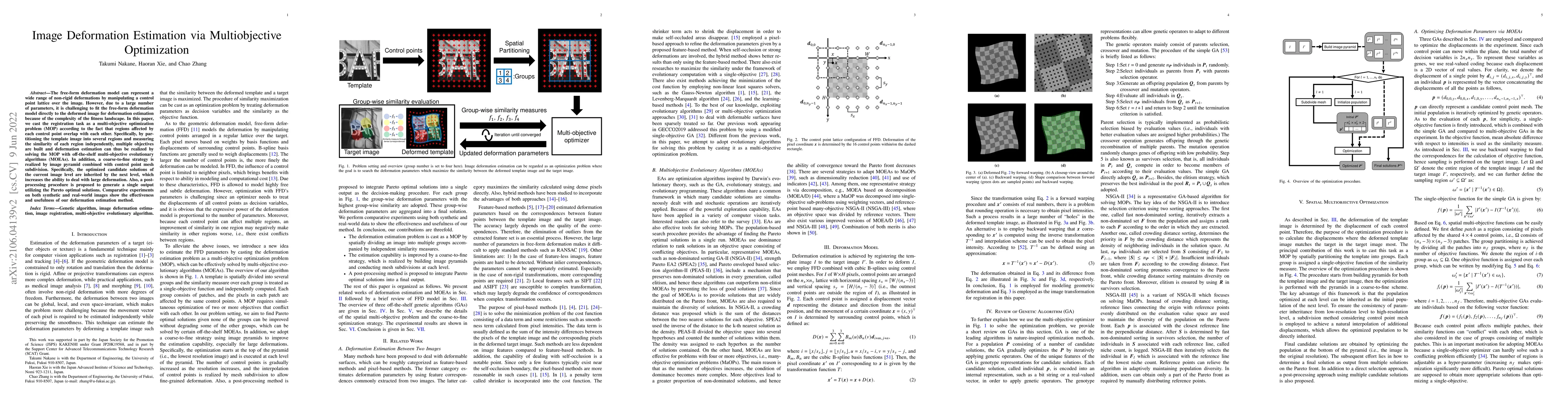 Thumbnail for Image Deformation Estimation via Multi-Objective Optimization