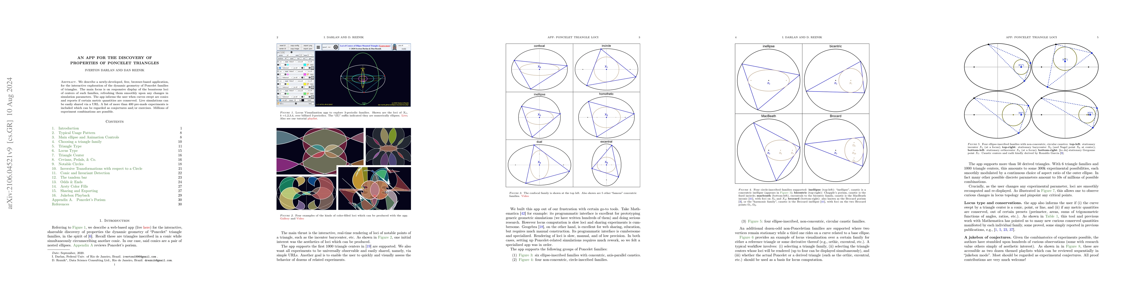 Thumbnail for An App for the Discovery of Properties of Poncelet Triangles