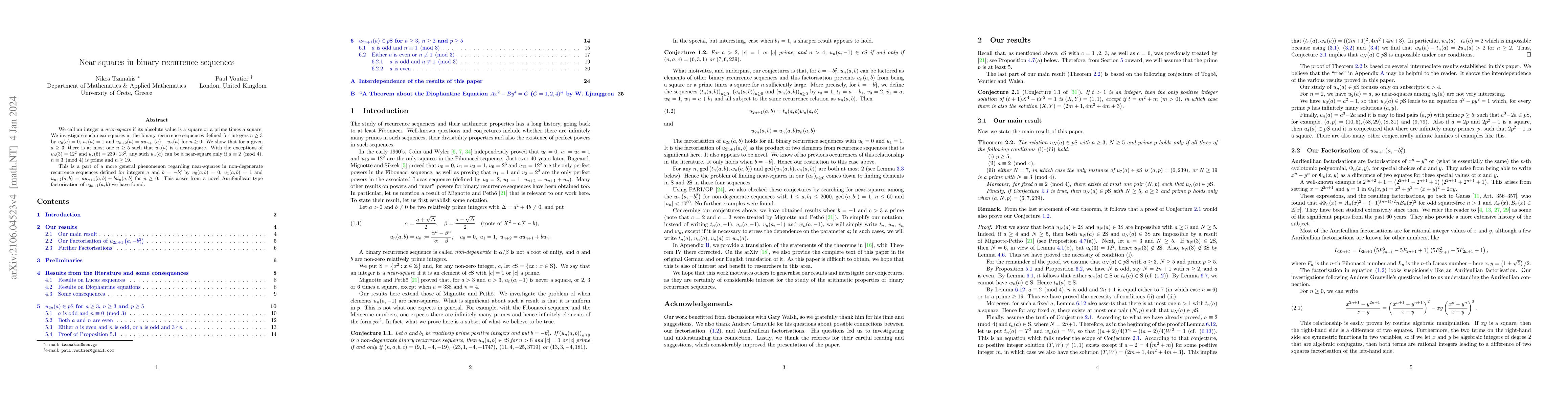 Thumbnail for Near-squares in binary recurrence sequences