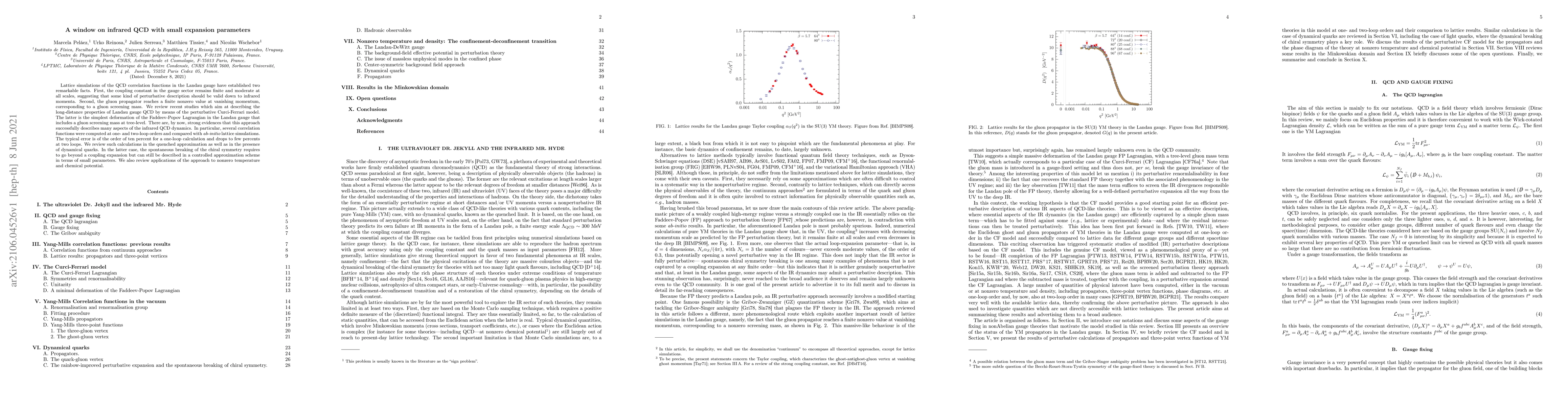 Thumbnail for A window on infrared QCD with small expansion parameters