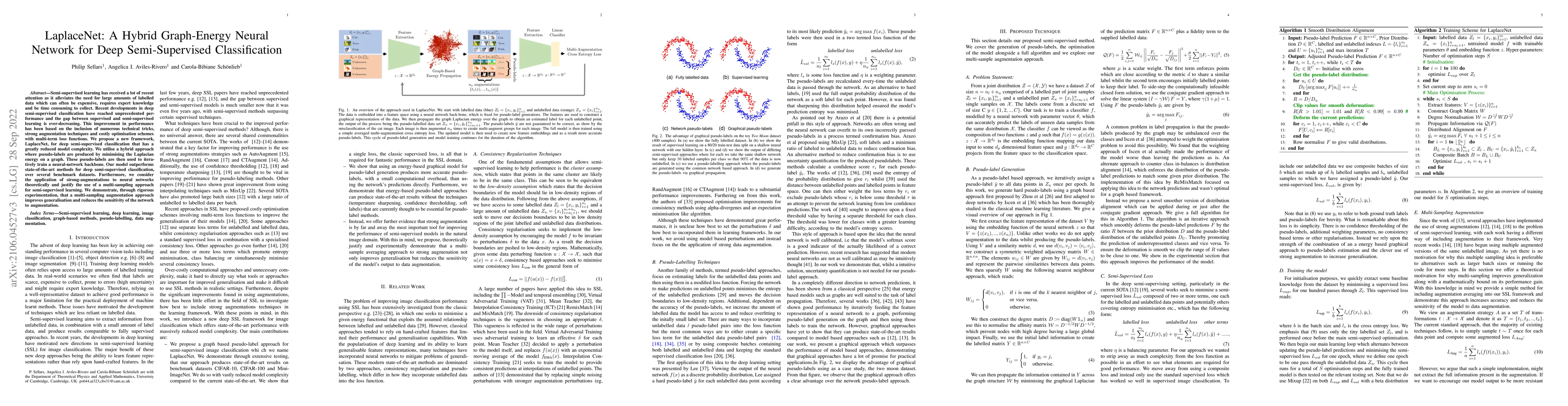 Thumbnail for LaplaceNet: A Hybrid Graph-Energy Neural Network for Deep
  Semi-Supervised Classification