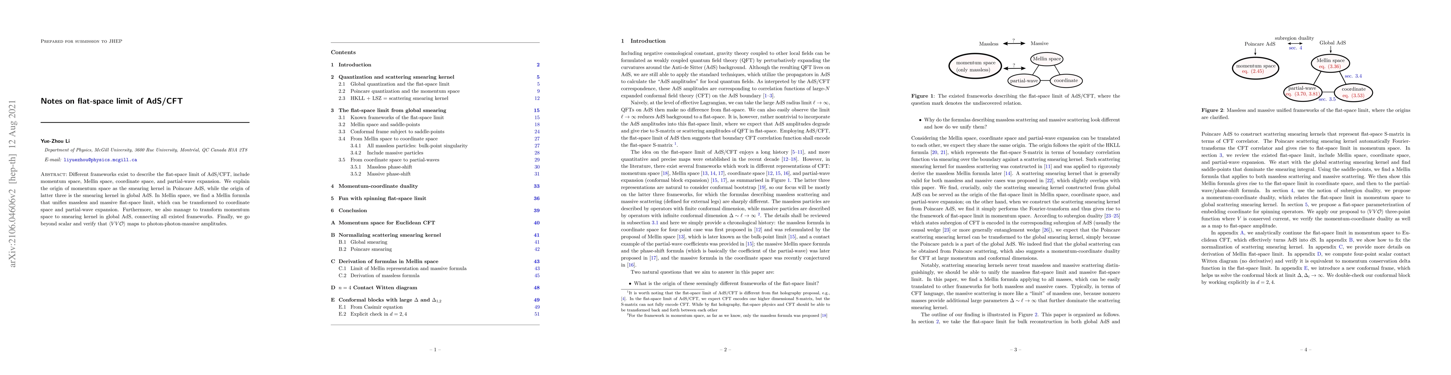 Thumbnail for Notes on flat-space limit of AdS/CFT