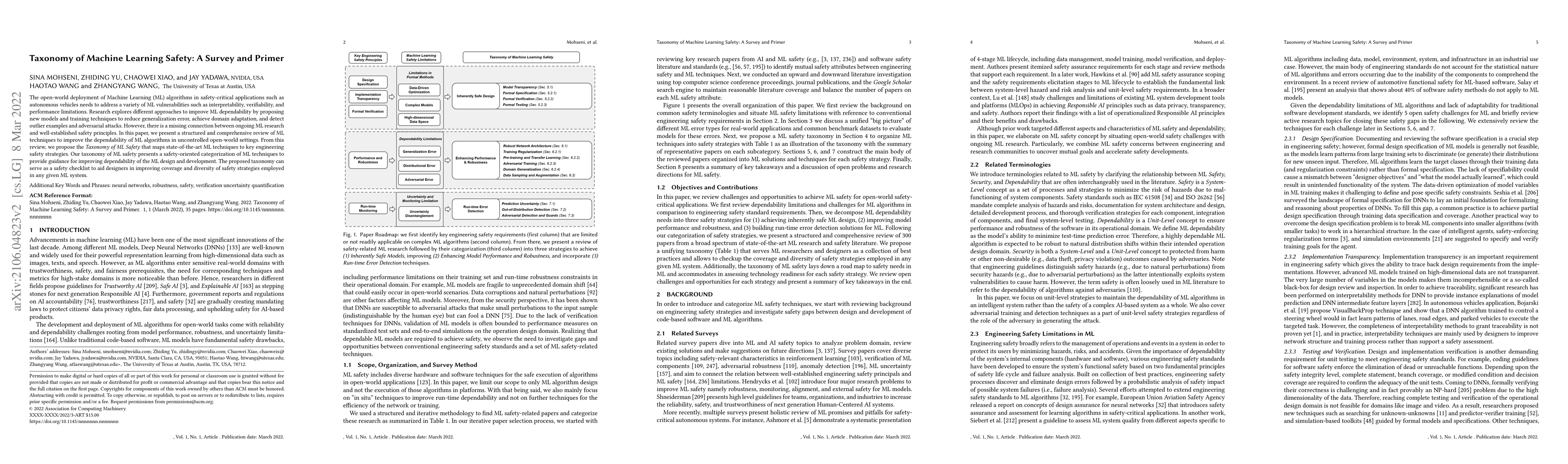 Thumbnail for Taxonomy of Machine Learning Safety: A Survey and Primer