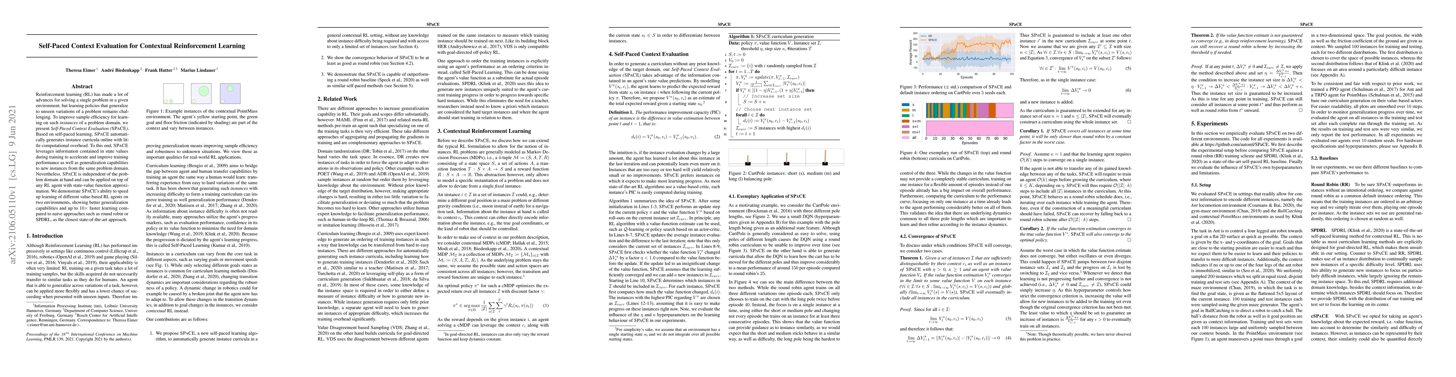 Thumbnail for Self-Paced Context Evaluation for Contextual Reinforcement Learning