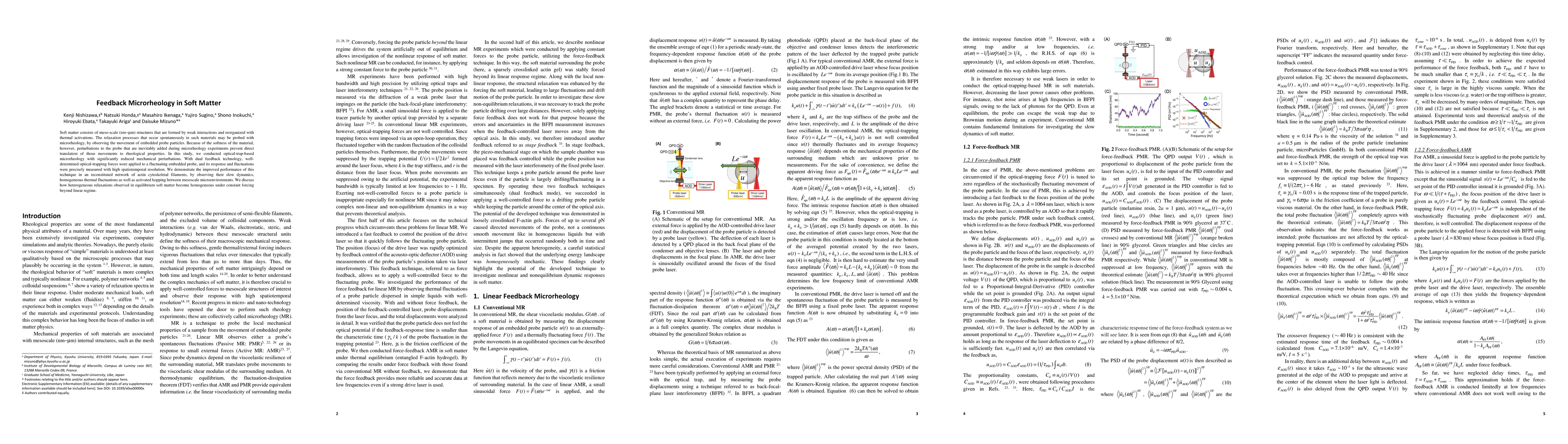 Thumbnail for Feedback Microrheology in Soft Matter