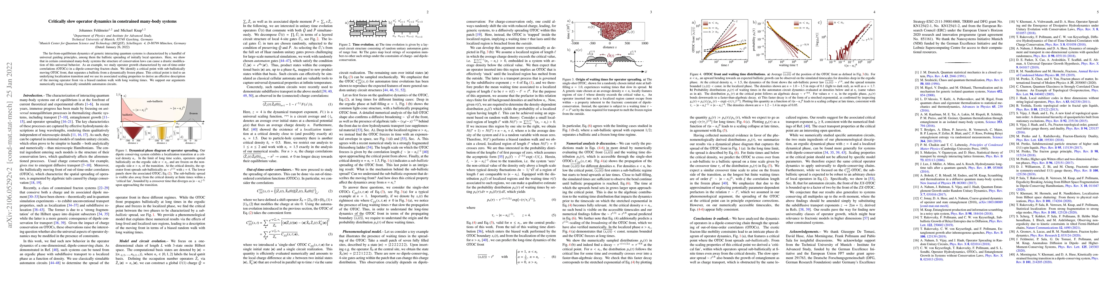 Thumbnail for Critically slow operator dynamics in constrained many-body systems