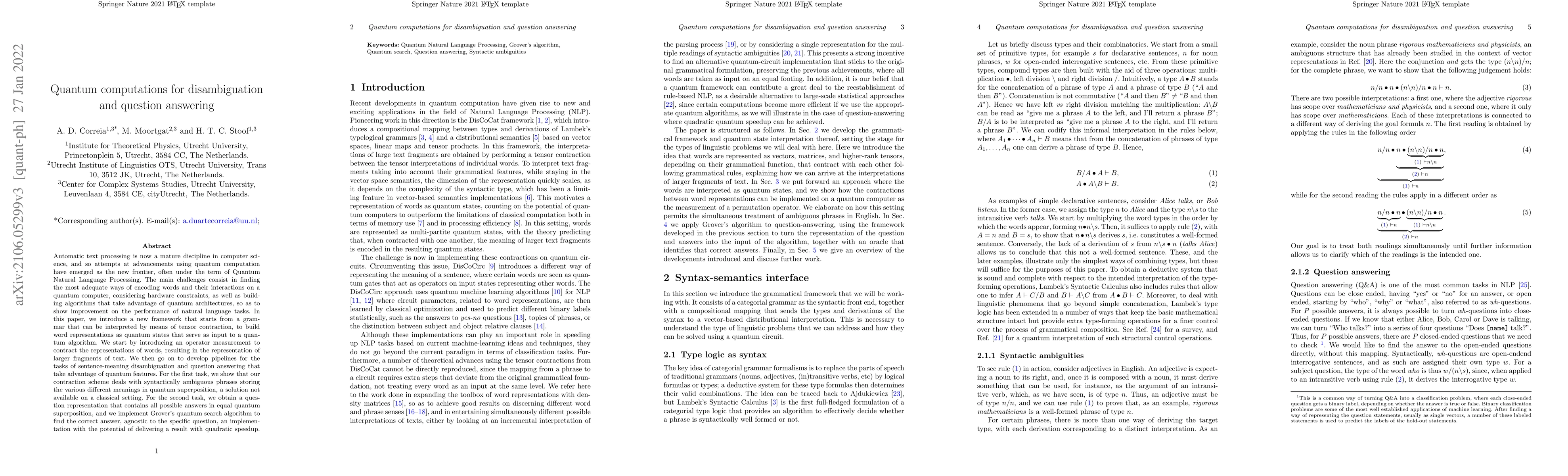 Thumbnail for Grover's Algorithm for Question Answering