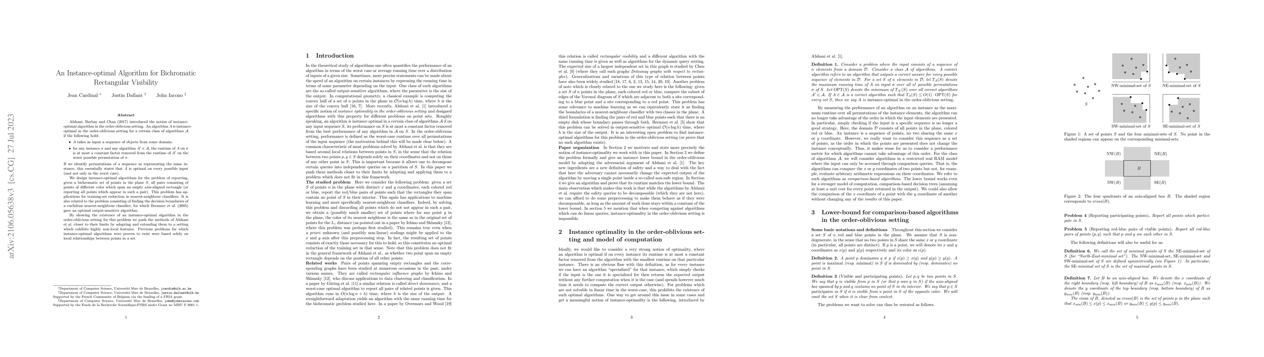 Thumbnail for An Instance-optimal Algorithm for Bichromatic Rectangular Visibility