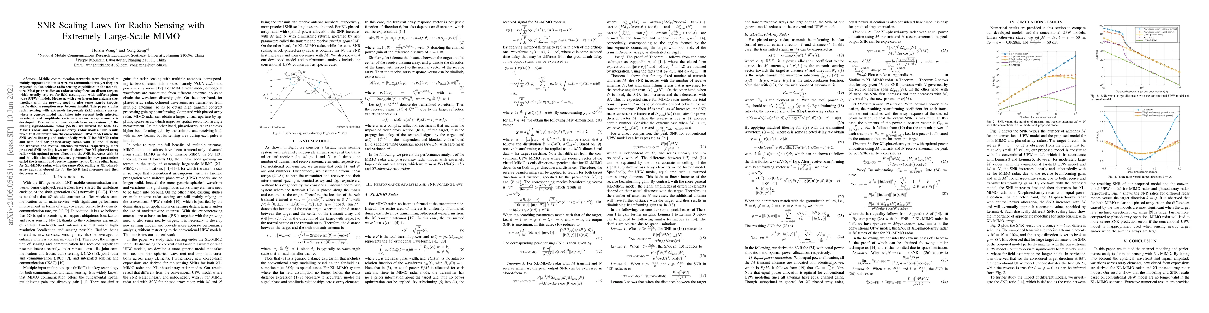 Thumbnail for SNR Scaling Laws for Radio Sensing with Extremely Large-Scale MIMO