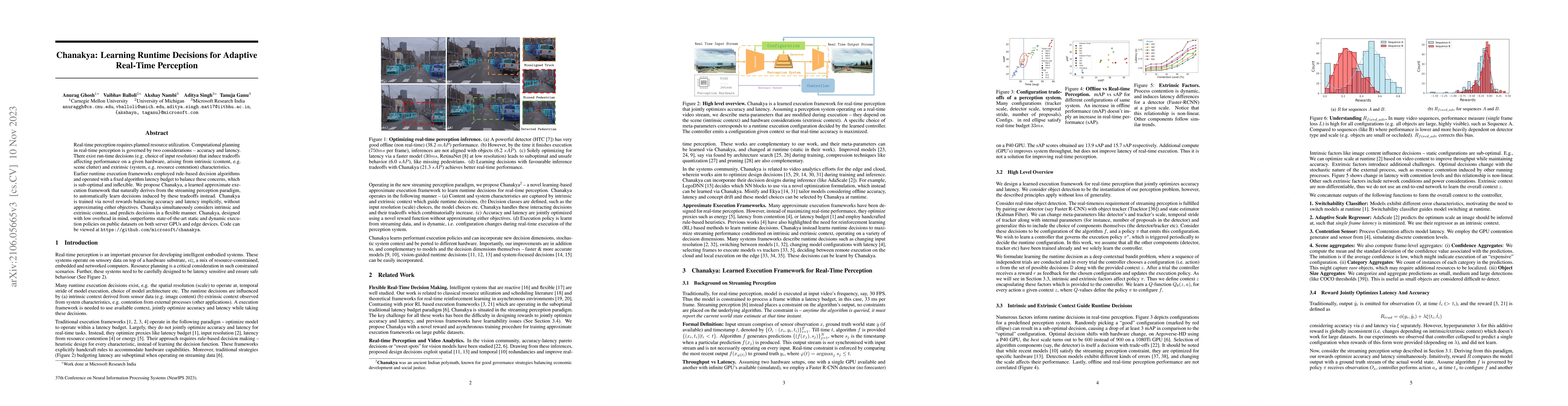 Thumbnail for Chanakya: Learning Runtime Decisions for Adaptive Real-Time Perception
