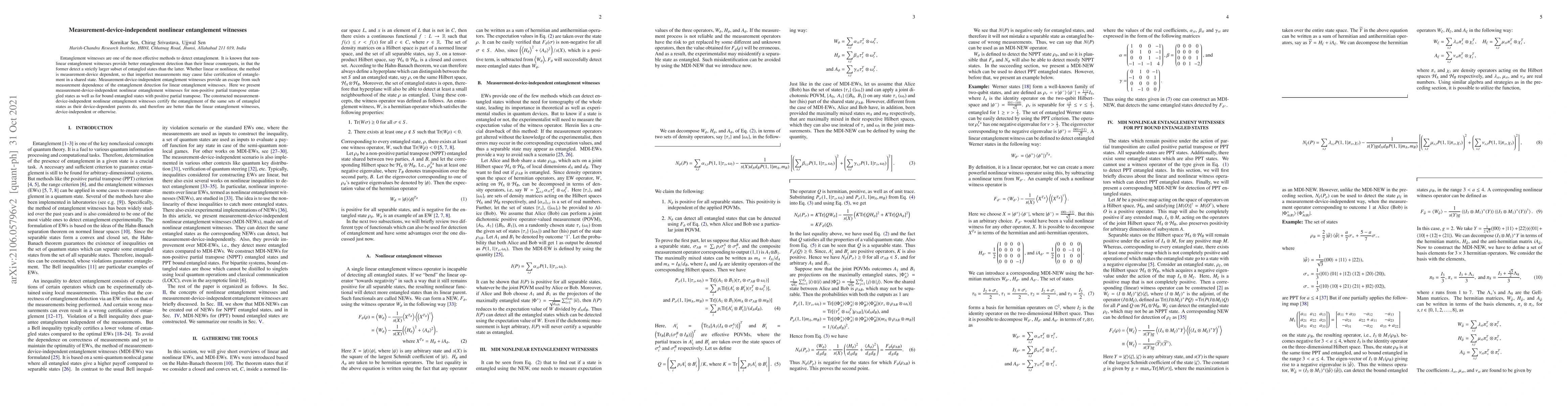 Thumbnail for Measurement-device-independent nonlinear entanglement witnesses
