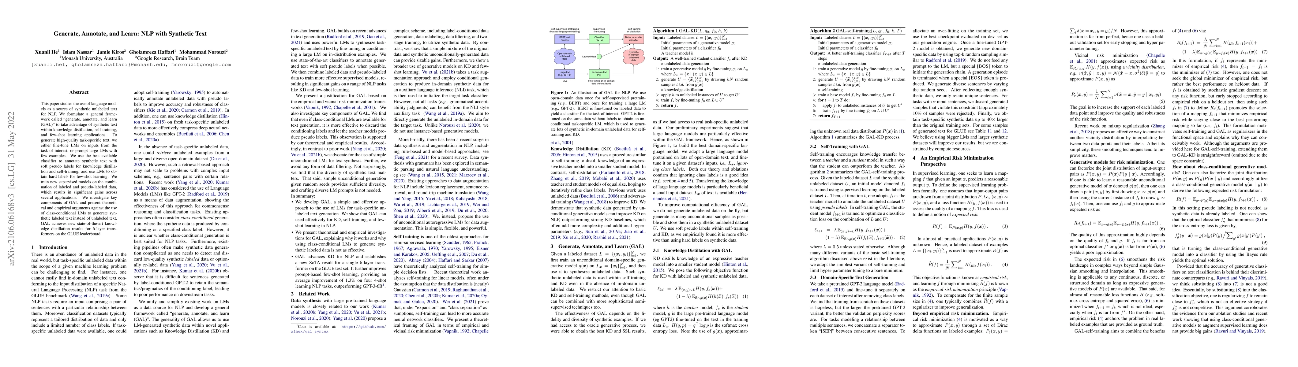Thumbnail for Generate, Annotate, and Learn: NLP with Synthetic Text