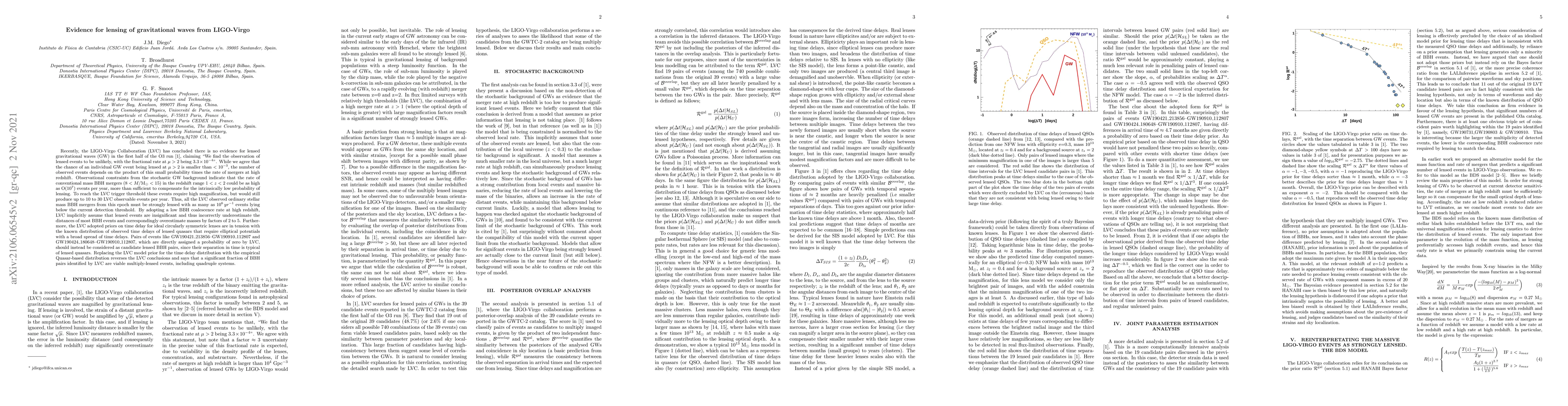 Thumbnail for Evidence for lensing of gravitational waves from LIGO-Virgo