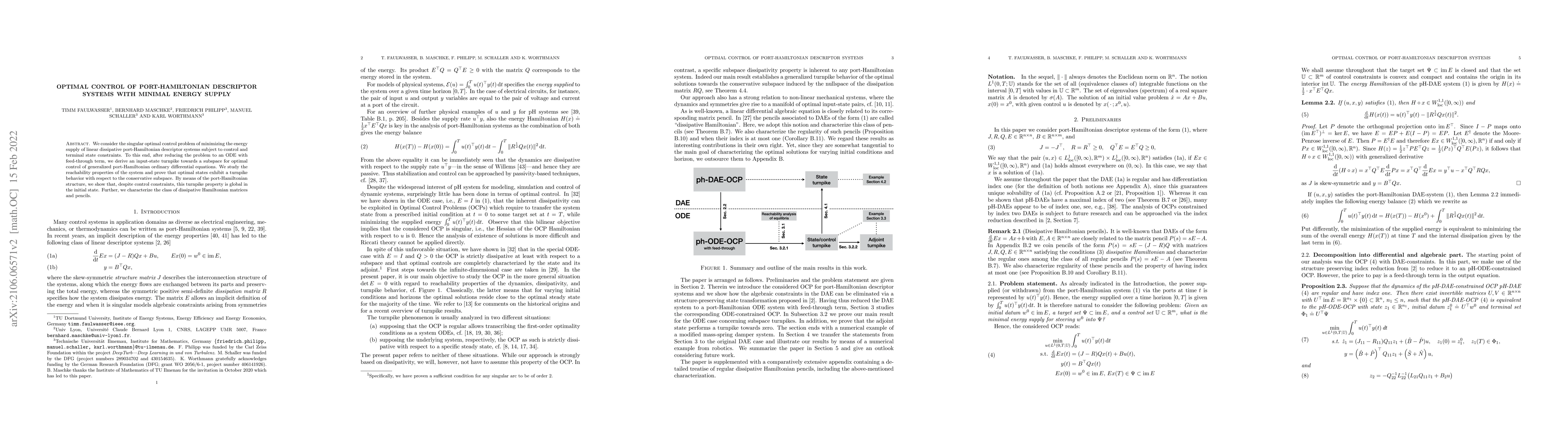 Thumbnail for Optimal control of port-Hamiltonian descriptor systems with minimal
  energy supply