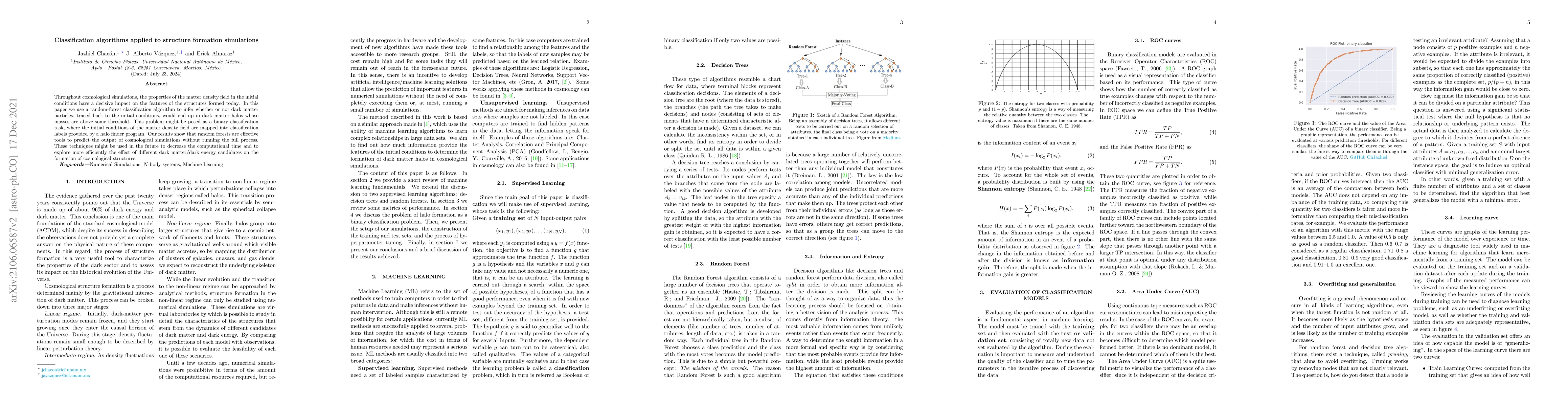 Thumbnail for Classification algorithms applied to structure formation simulations
