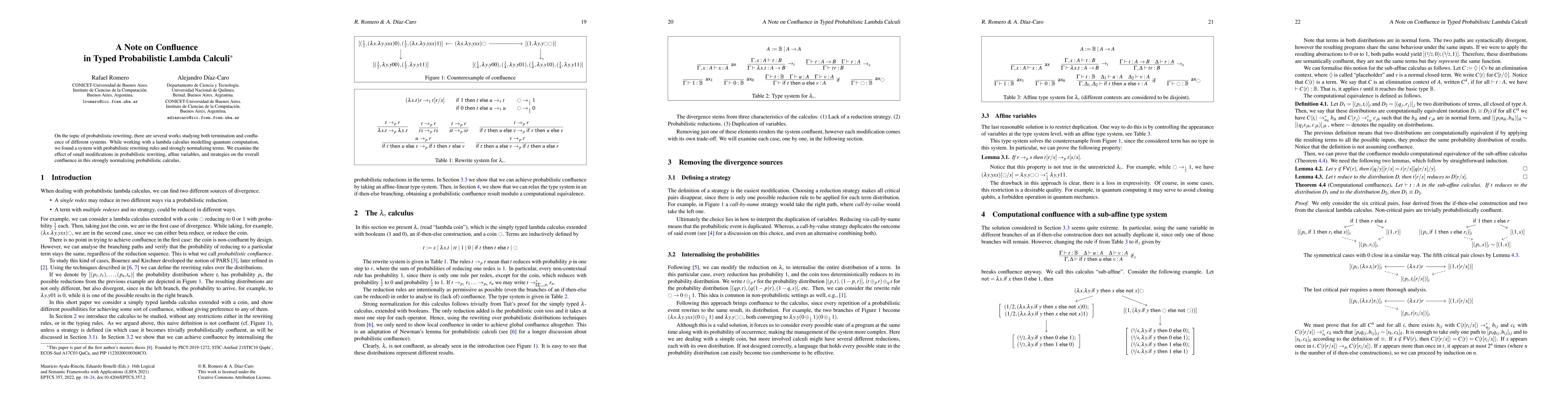 Thumbnail for A Note on Confluence in Typed Probabilistic Lambda Calculi