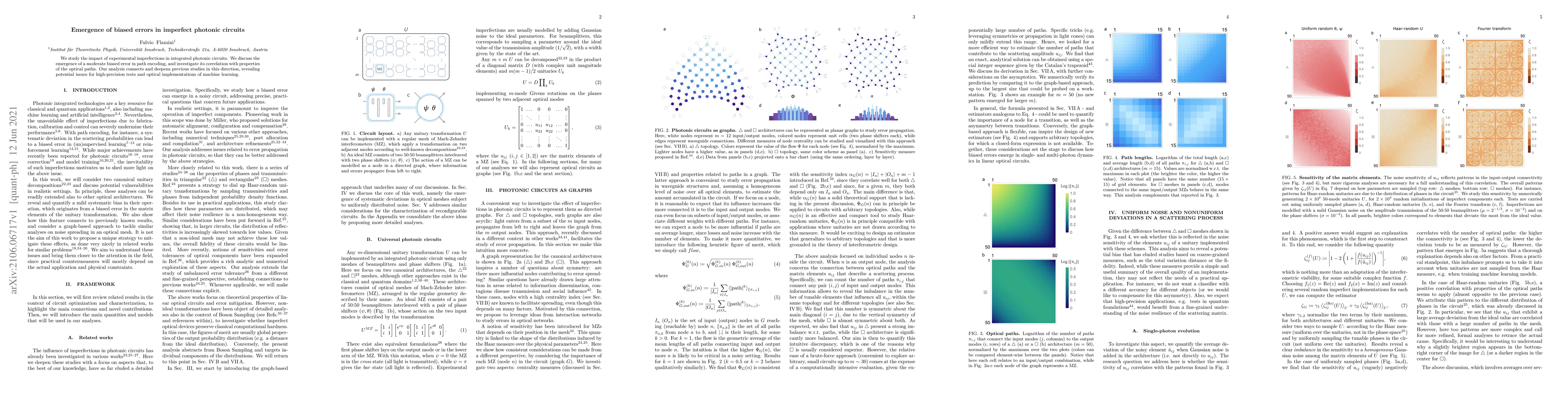 Thumbnail for Emergence of biased errors in imperfect photonic circuits