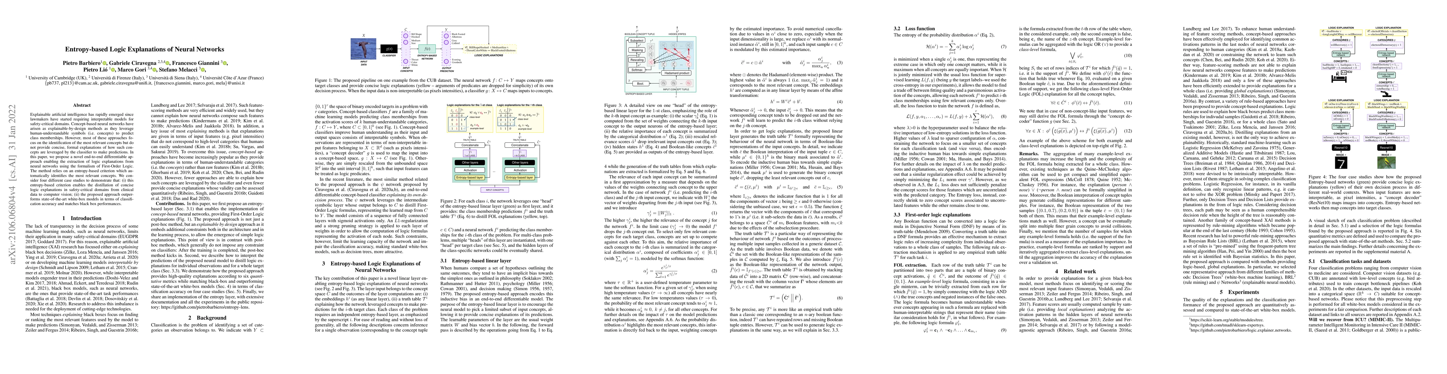 Thumbnail for Entropy-based Logic Explanations of Neural Networks