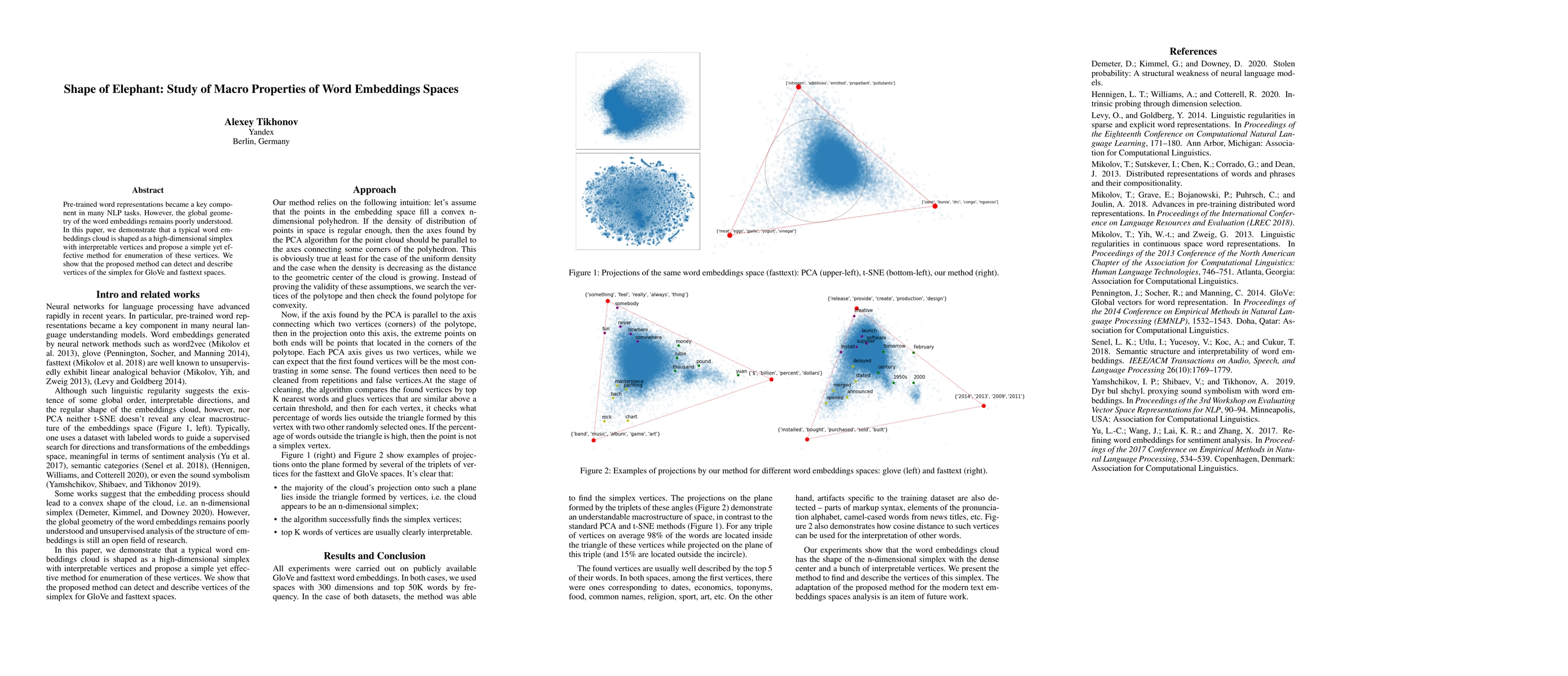 Thumbnail for Shape of Elephant: Study of Macro Properties of Word Embeddings Spaces