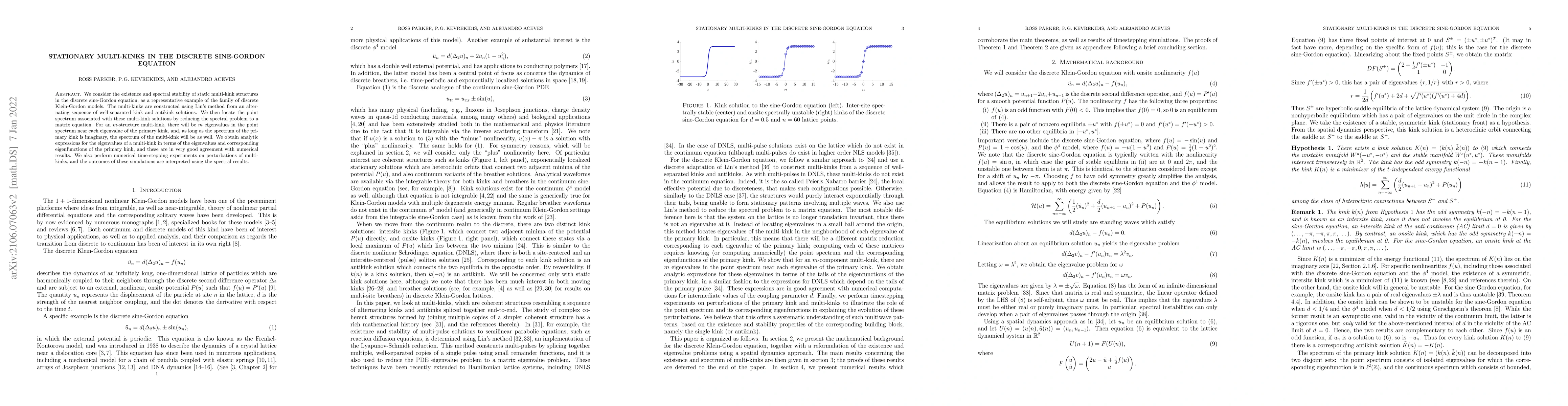 Thumbnail for Stationary multi-kinks in the discrete sine-Gordon equation
