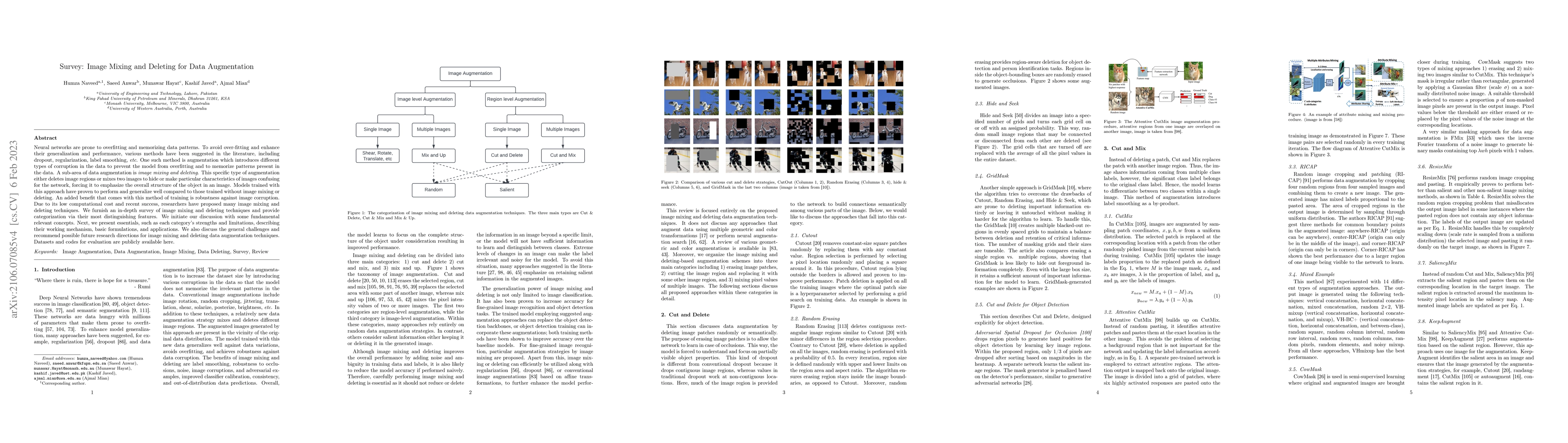 Thumbnail for Survey: Image Mixing and Deleting for Data Augmentation