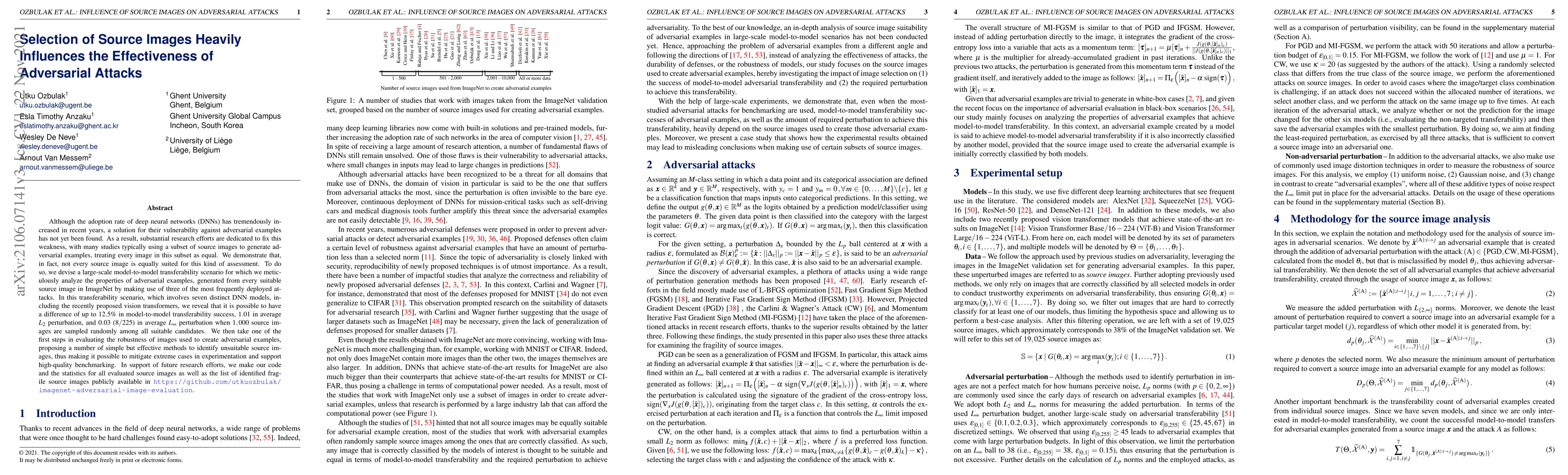 Thumbnail for Selection of Source Images Heavily Influences the Effectiveness of
  Adversarial Attacks