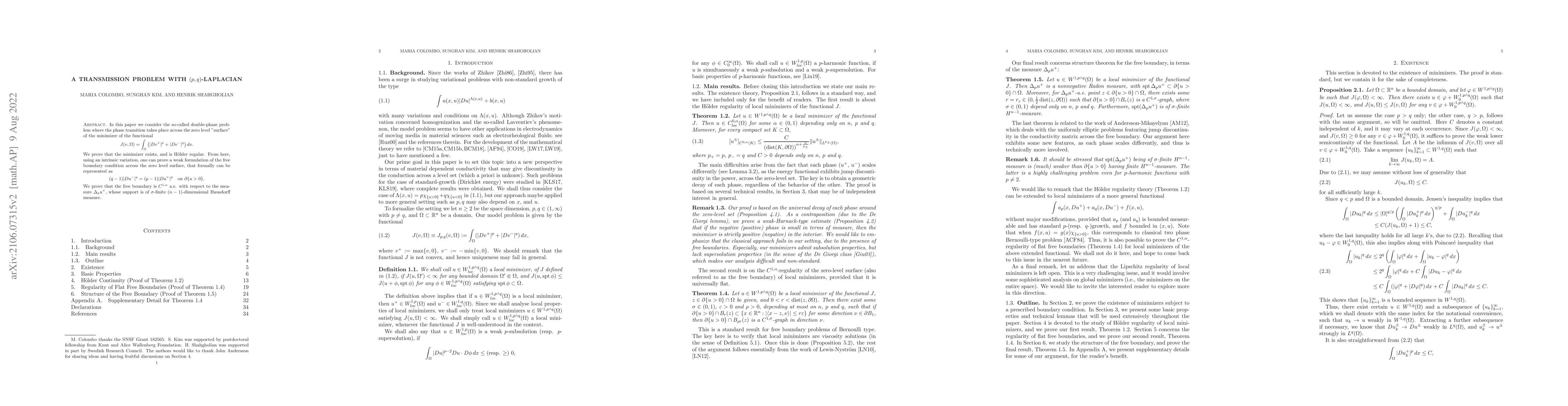 Thumbnail for A transmission problem for $(p,q)$-Laplacian