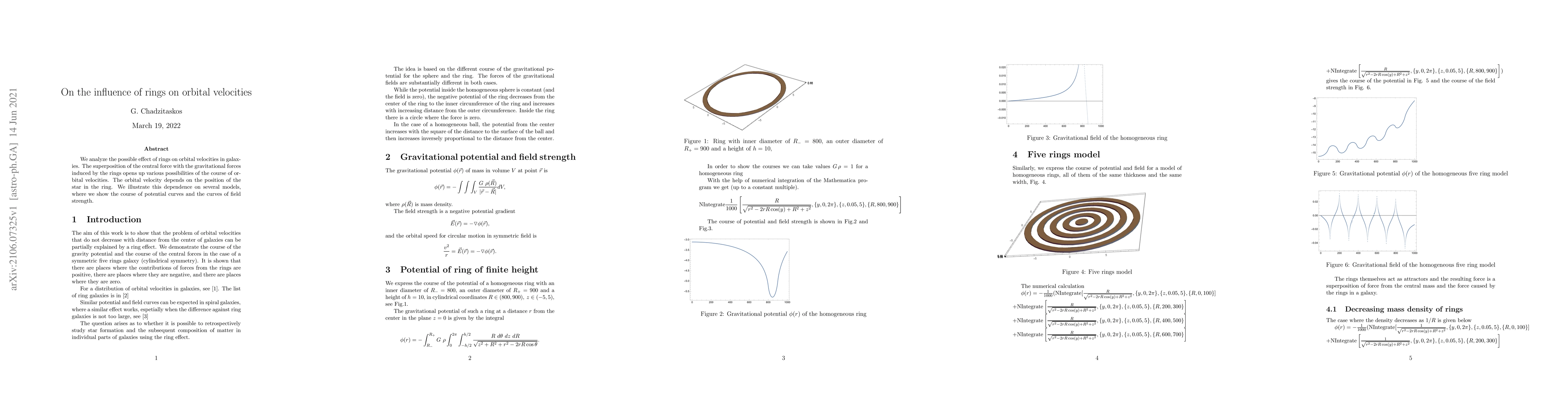 Thumbnail for On the influence of rings on orbital velocities