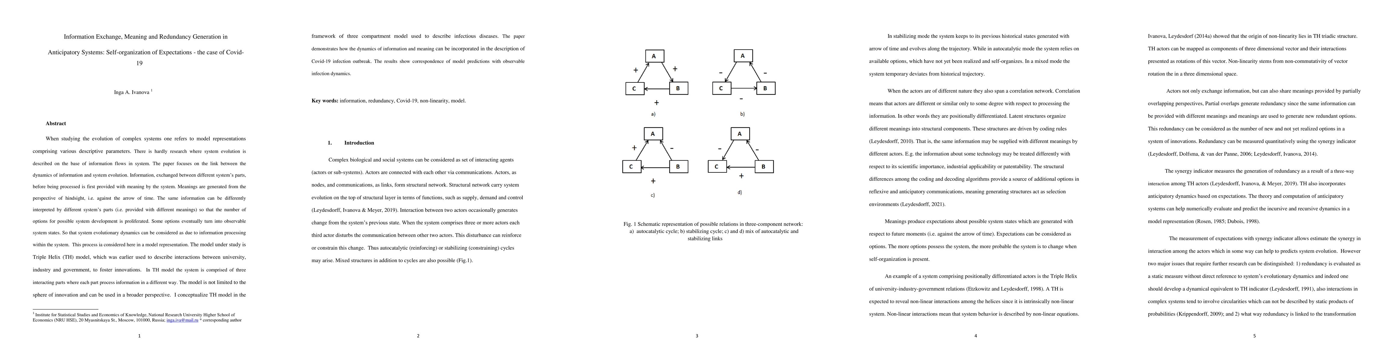 Thumbnail for Information exchange, meaning and redundancy generation in anticipatory
  systems: self-organization of expectations -- the case of Covid-19