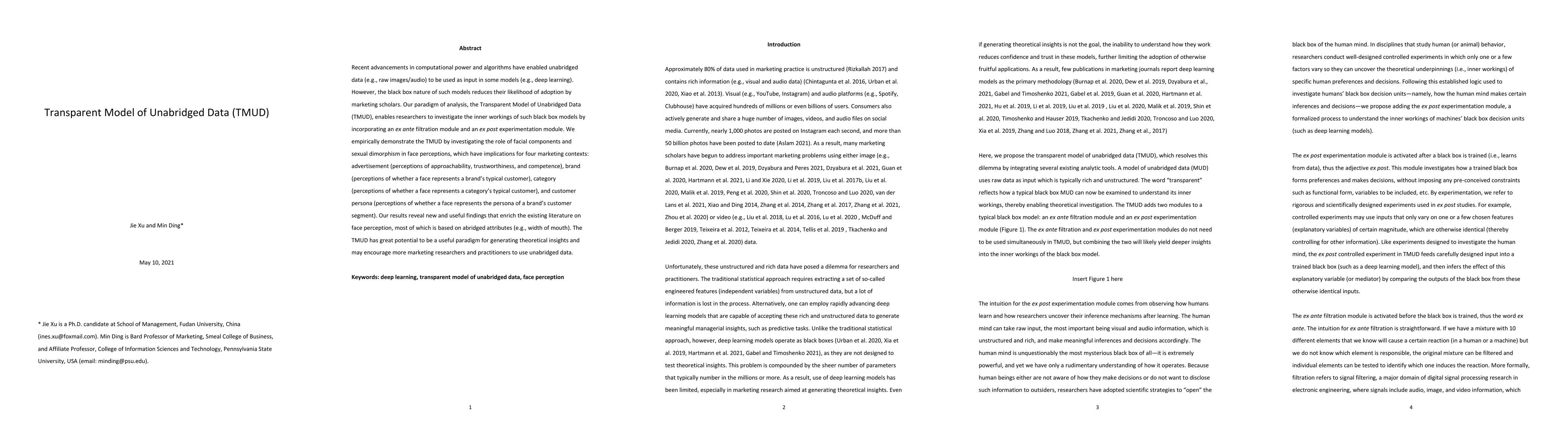 Thumbnail for Transparent Model of Unabridged Data (TMUD)