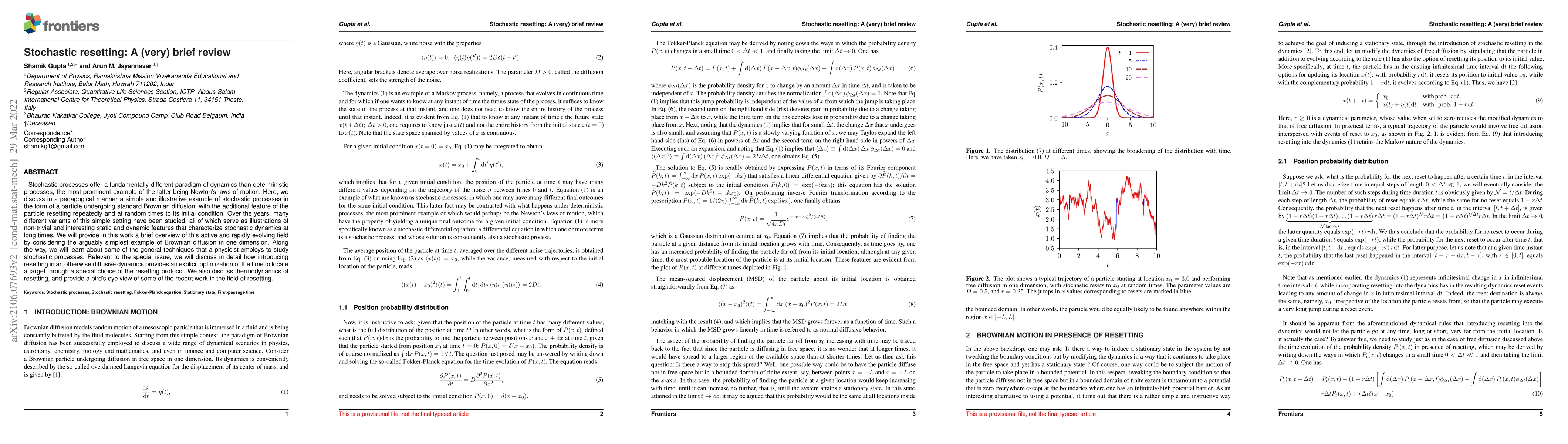 Thumbnail for Stochastic resetting: A (very) brief review