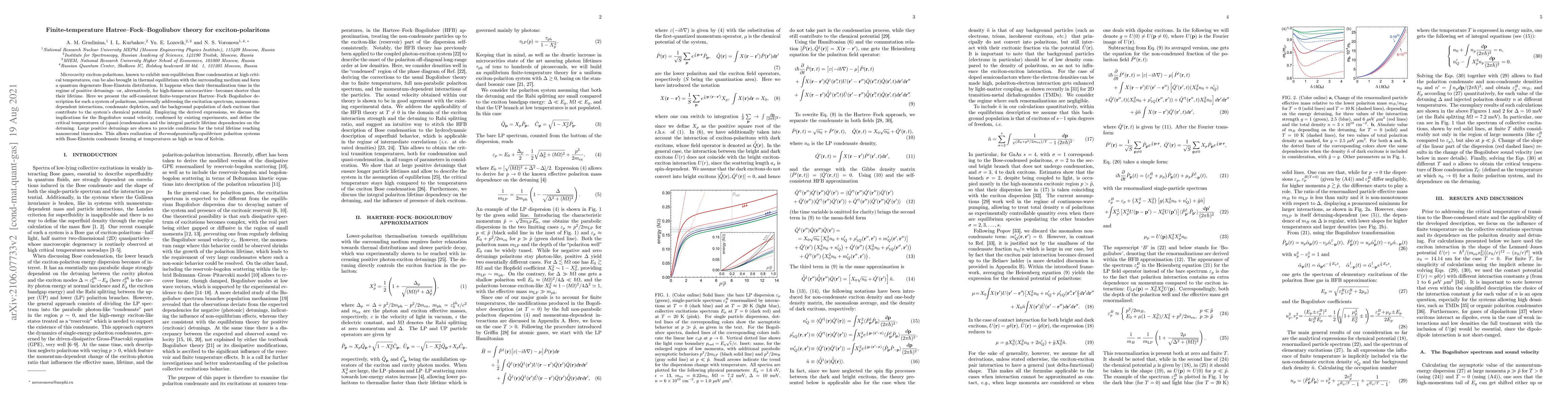 Thumbnail for Finite-temperature Hatree-Fock-Bogoliubov theory for exciton-polaritons