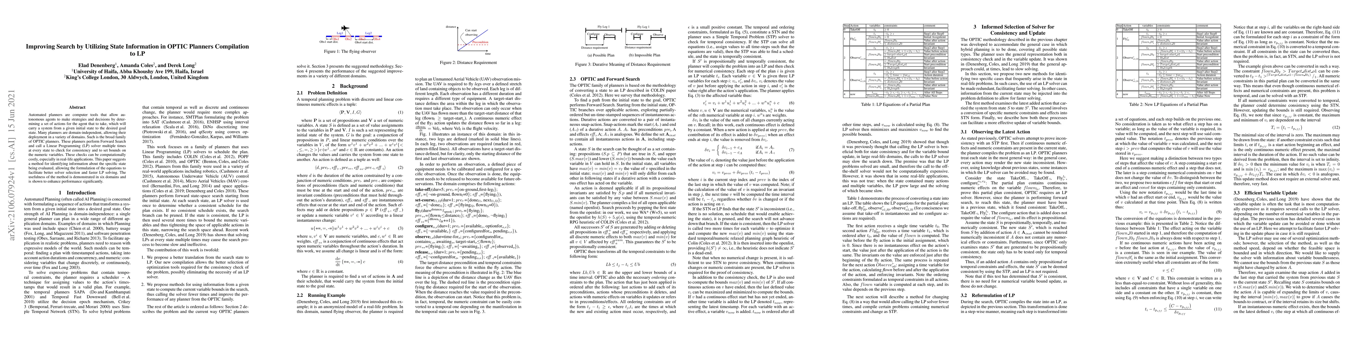 Thumbnail for Improving Search by Utilizing State Information in OPTIC Planners
  Compilation to LP