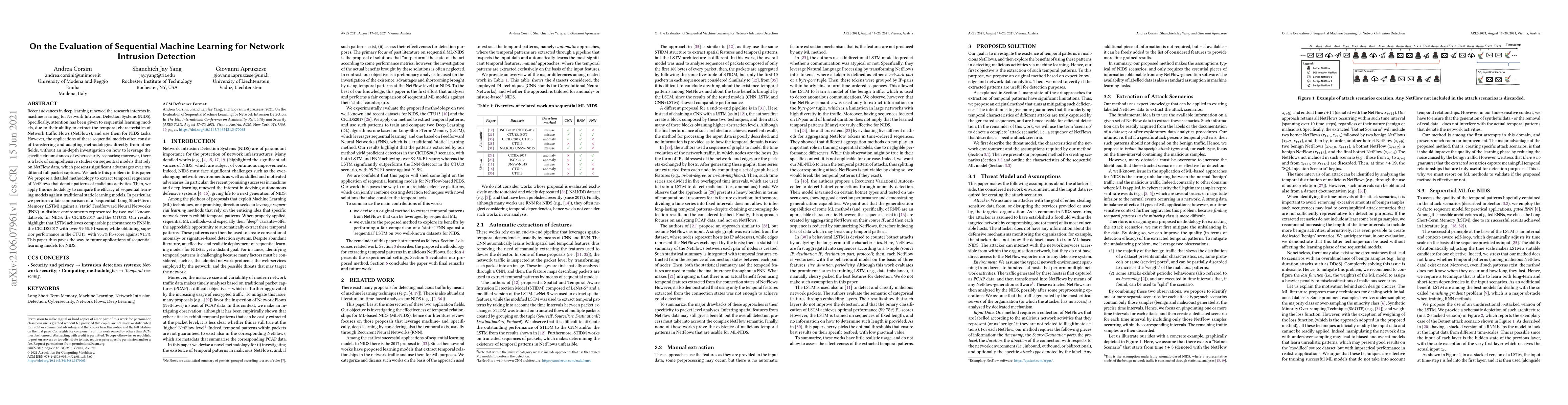Thumbnail for On the Evaluation of Sequential Machine Learning for Network Intrusion
  Detection